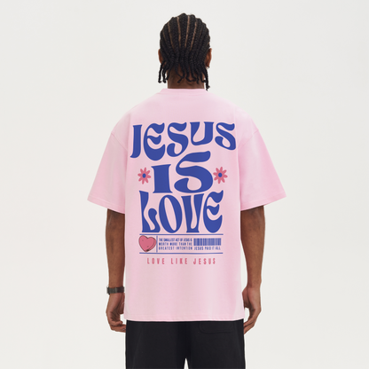 JESUS IS LOVE - OVERSIZED TEE