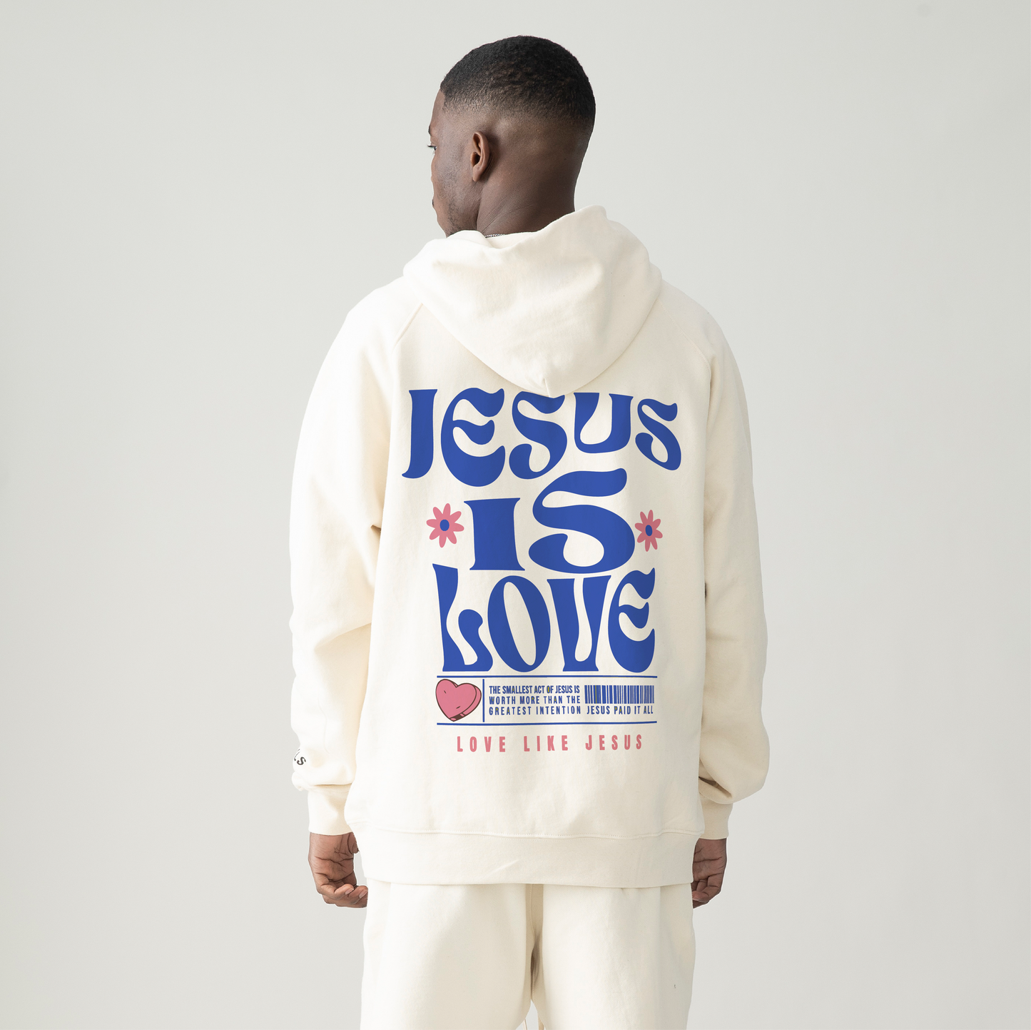 JESUS IS LOVE - OVERSIZED HOODIE