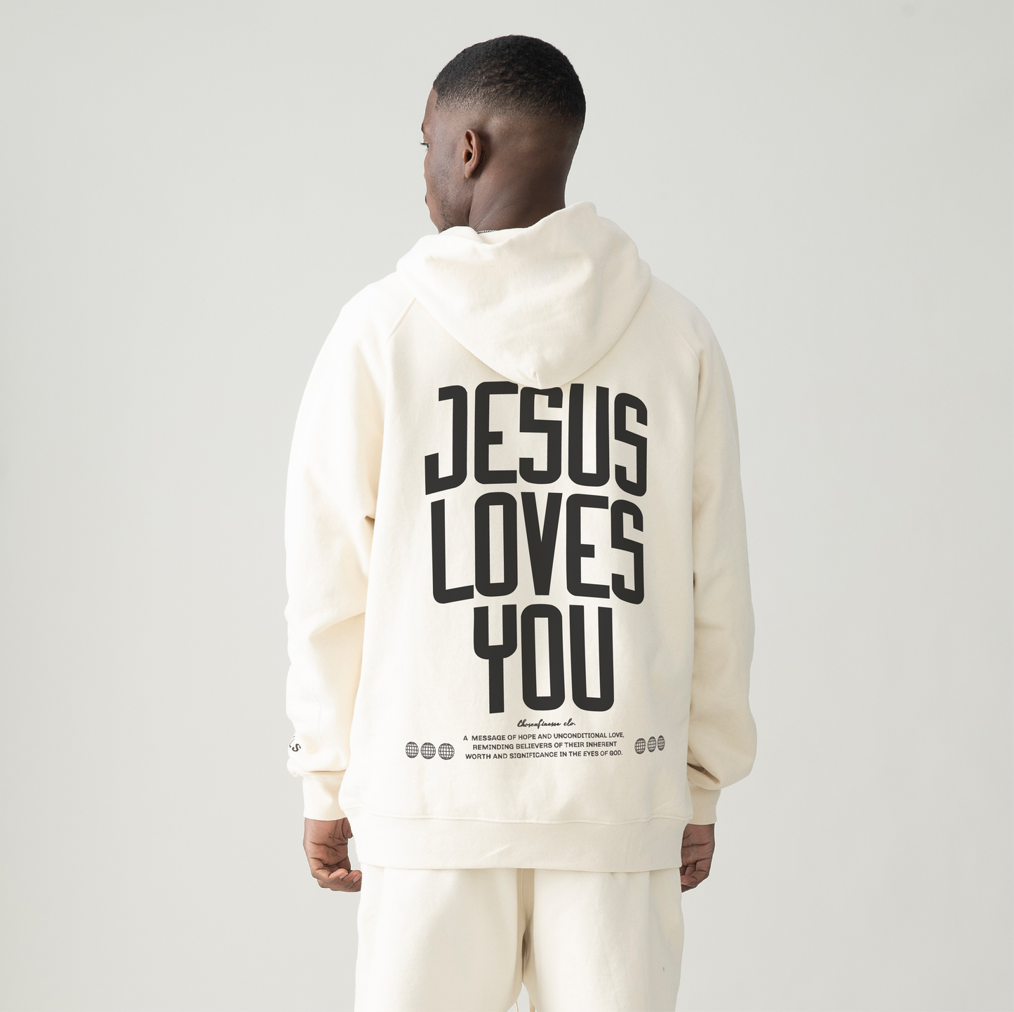 JESUS LOVES YOU - OVERSIZED HOODIE