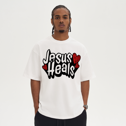 Jesus Heals - Oversized Tee