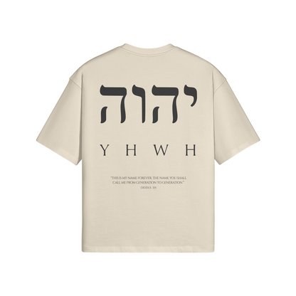 YHWH - OVERSIZED TEE ( LIGHT COLORS )