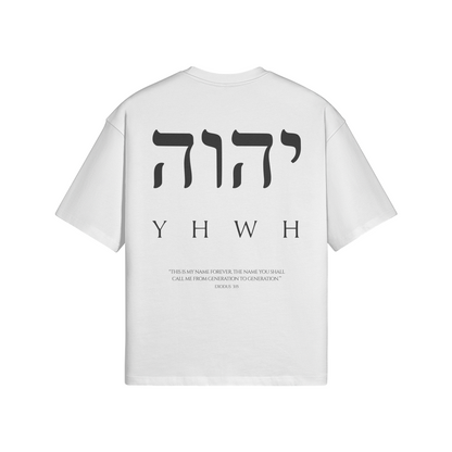 YHWH - OVERSIZED TEE ( LIGHT COLORS )