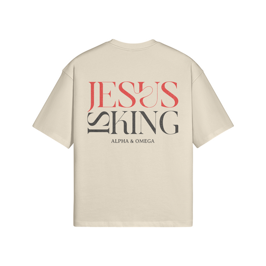 JESUS IS KING - OVERSIZED TEE