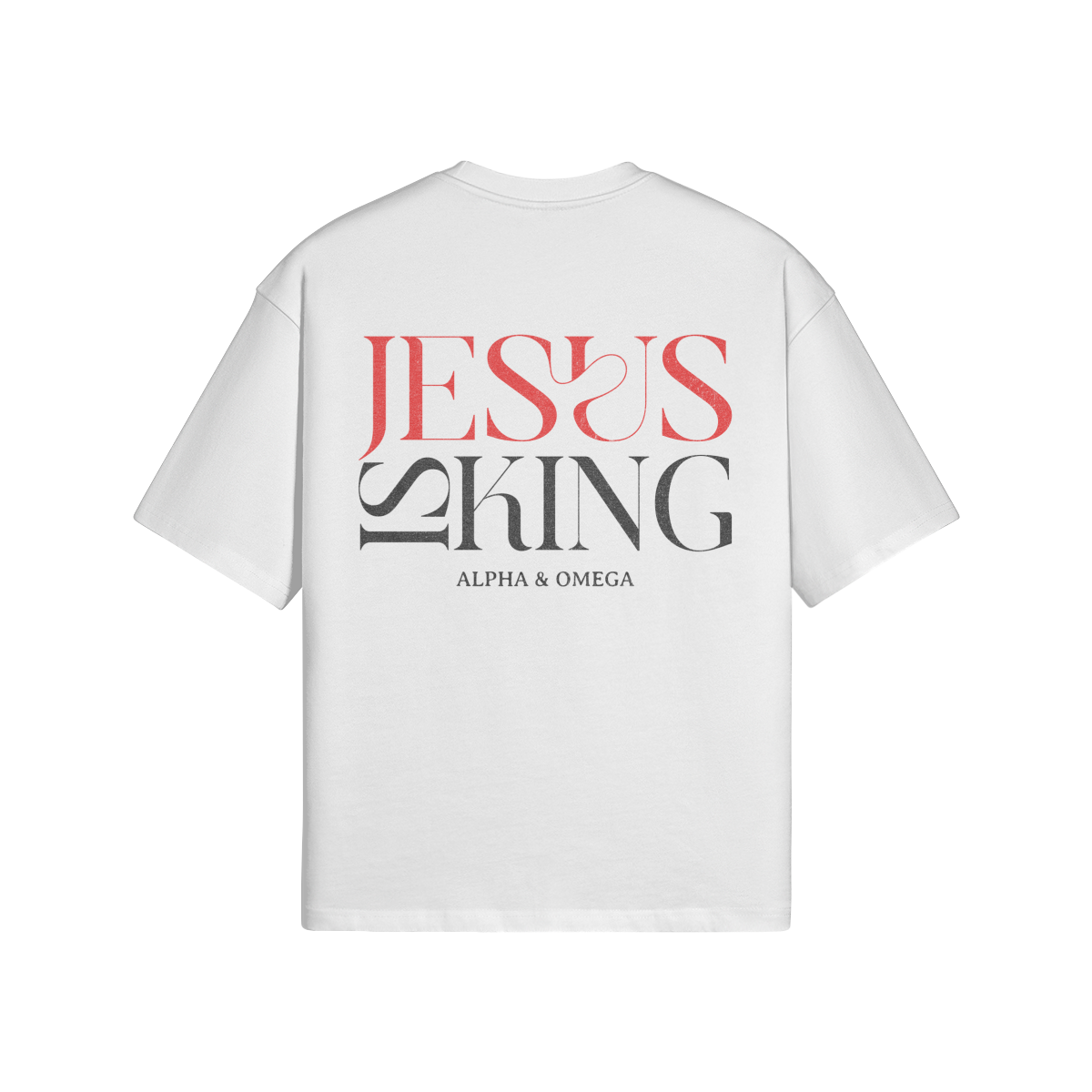 JESUS IS KING - OVERSIZED TEE