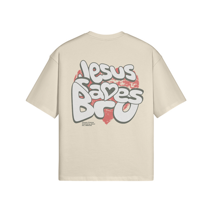 JESUS SAVES BRO - OVERSIZED TEE