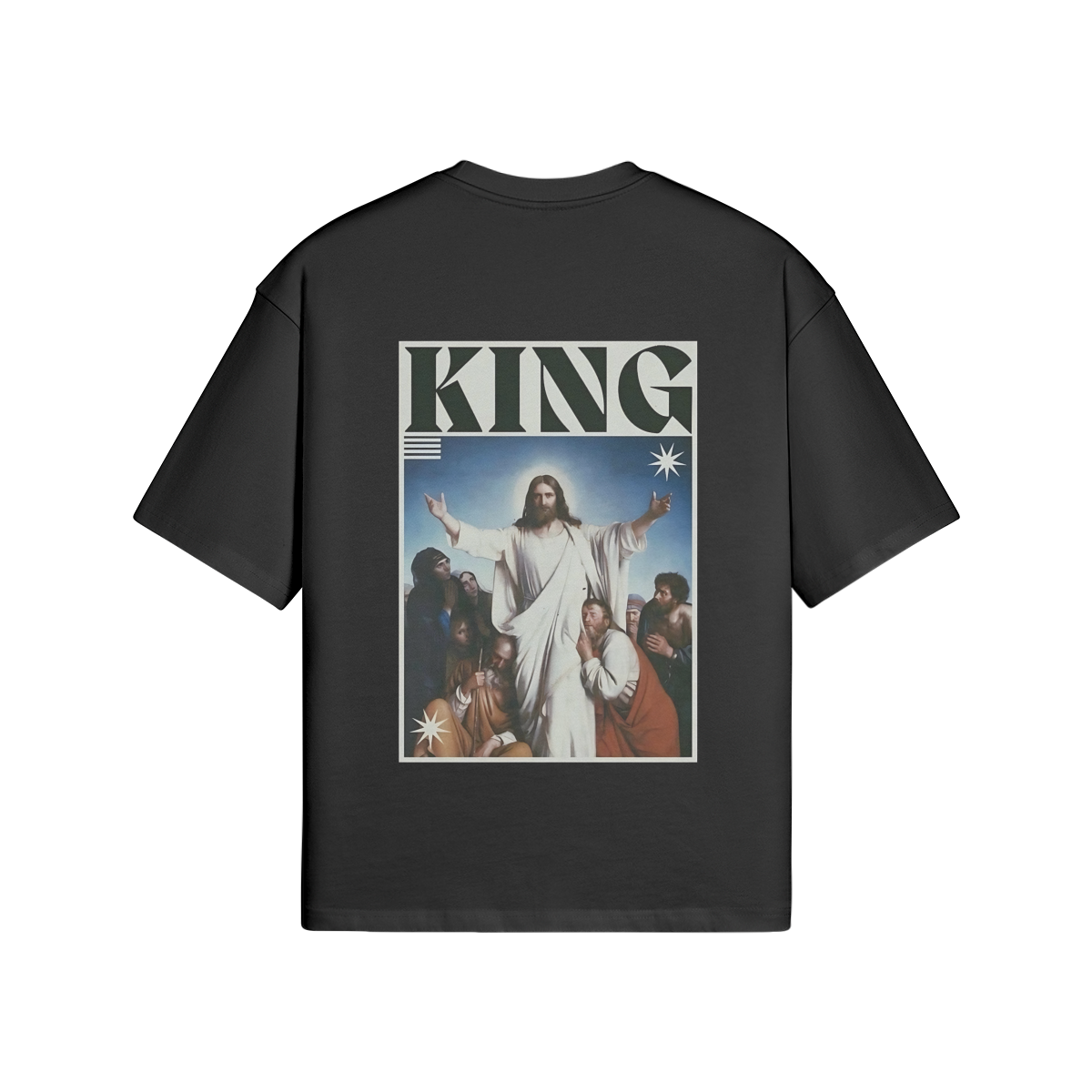 KING - OVERSIZED TEE ( DARK COLORS )