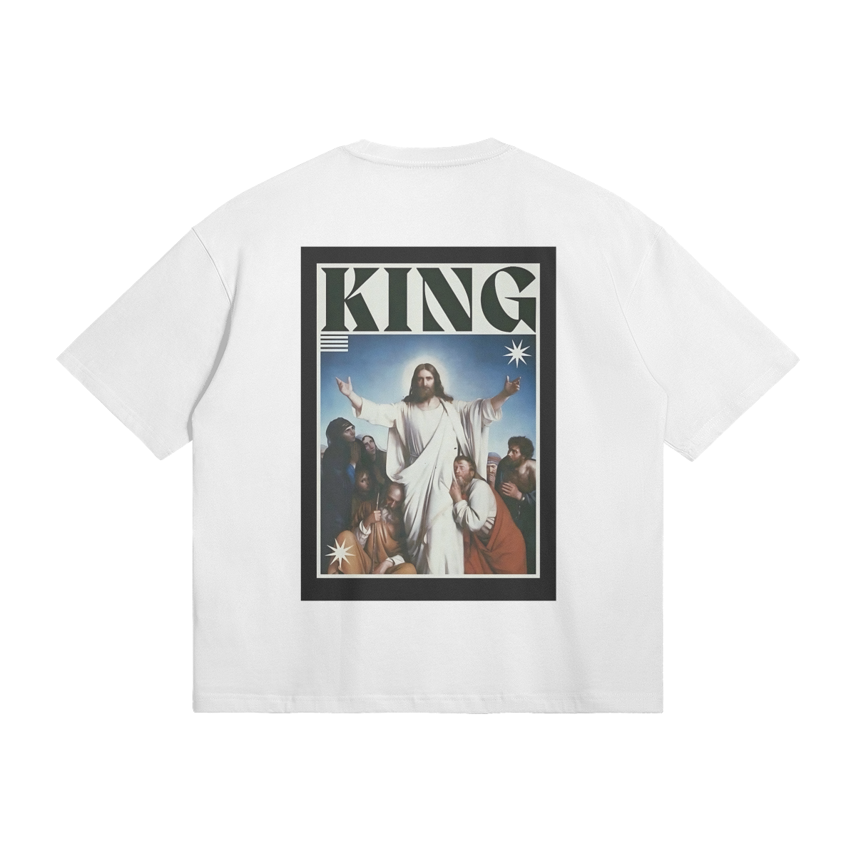 KING - OVERSIZED TEE ( LIGHT COLORS )