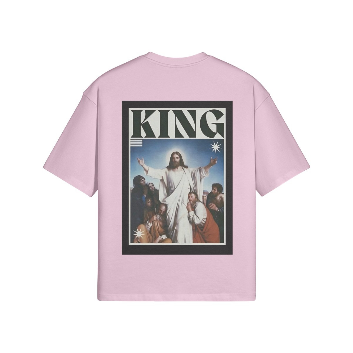 KING - OVERSIZED TEE ( LIGHT COLORS )