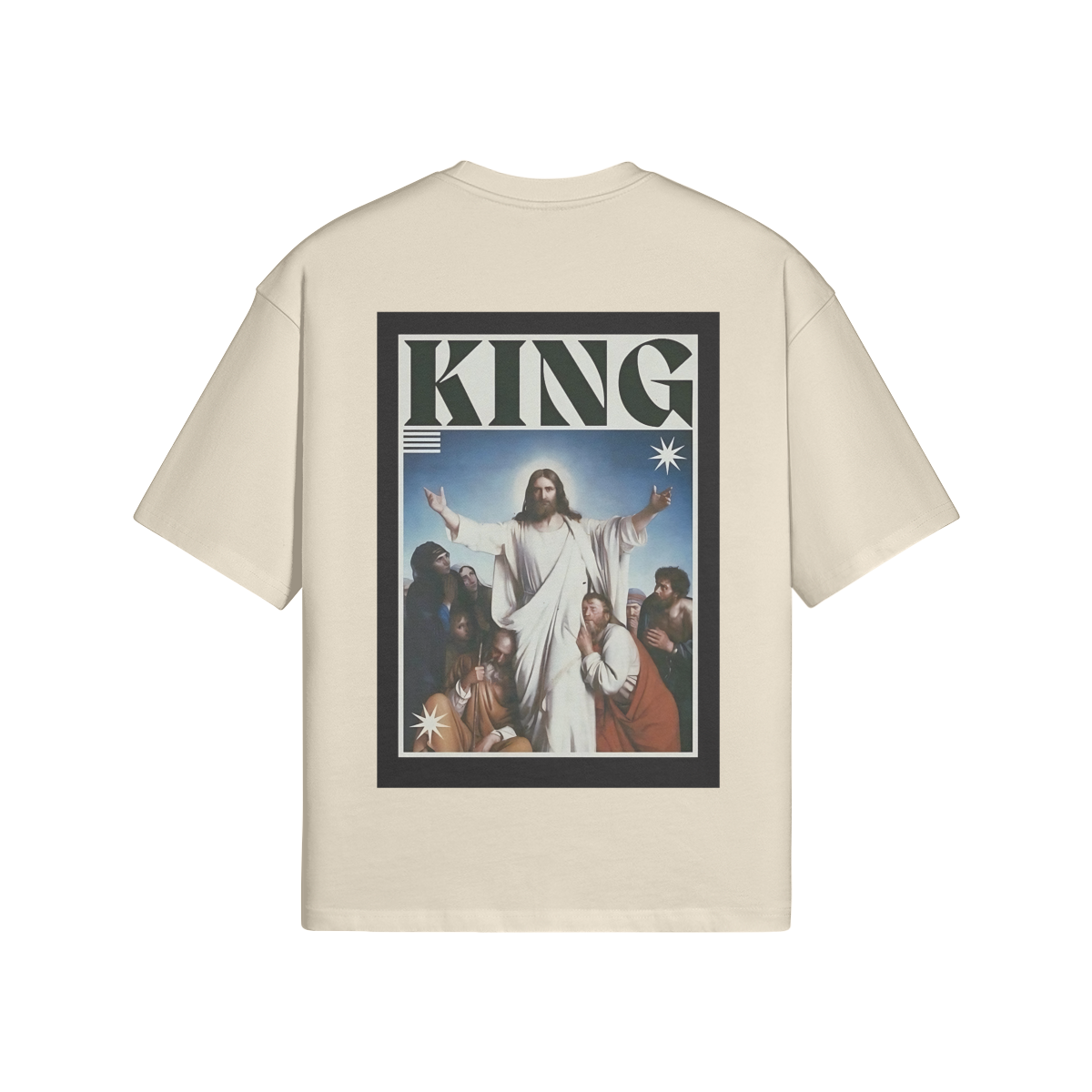 KING - OVERSIZED TEE ( LIGHT COLORS )