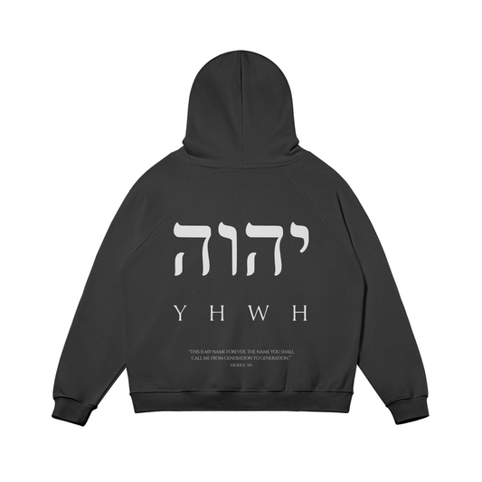 YHWH - OVERSIZED HOODIE ( DARK COLORS )