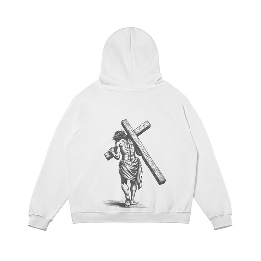 JESUS BIG PRINT - OVERSIZED HOODIE