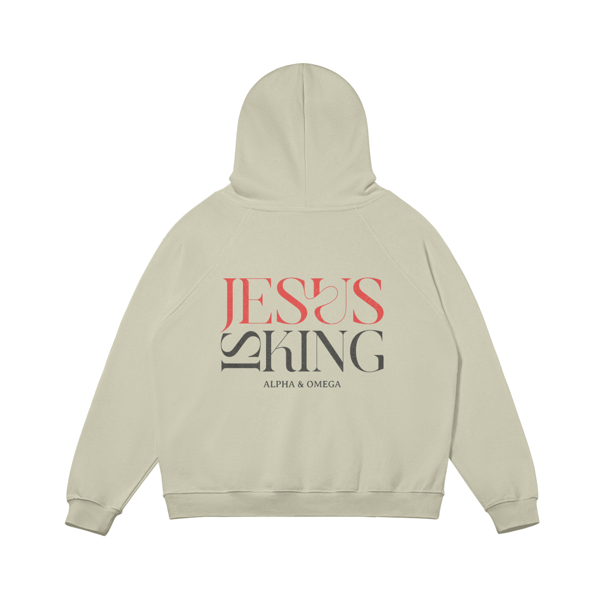 JESUS IS KING - OVERSIZED HOODIE