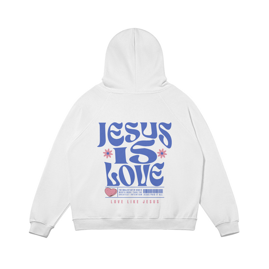 JESUS IS LOVE - OVERSIZED HOODIE