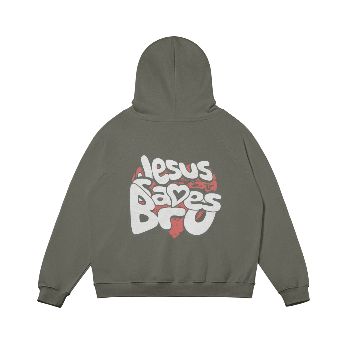 JESUS SAVES BRO - OVERSIZED HOODIE ( DARK )