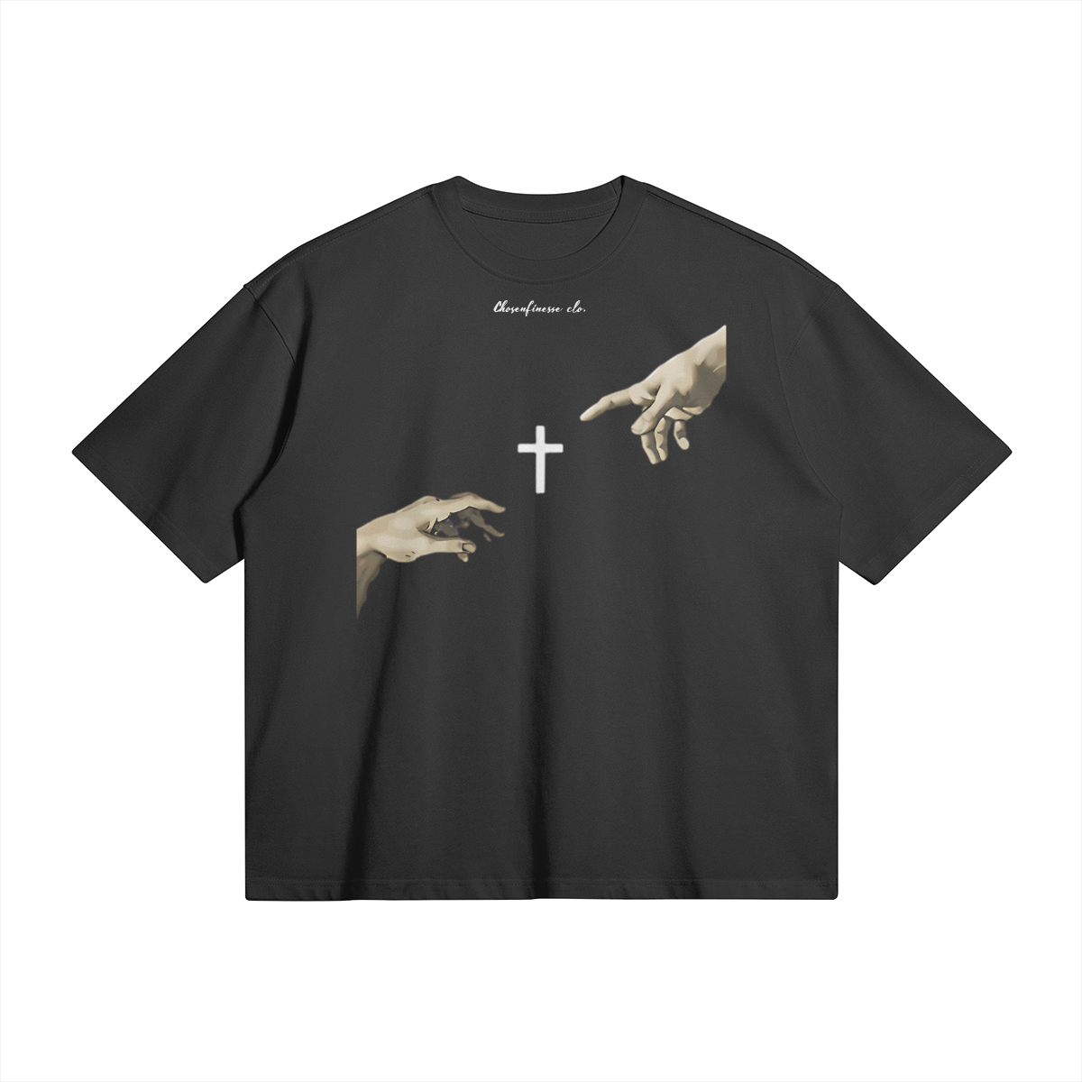 GOD HANDS - OVERSIZED TEE BLACK