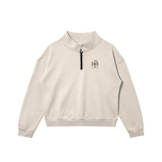 UNSHAKEN - HALF-ZIP SWEATSHIRT