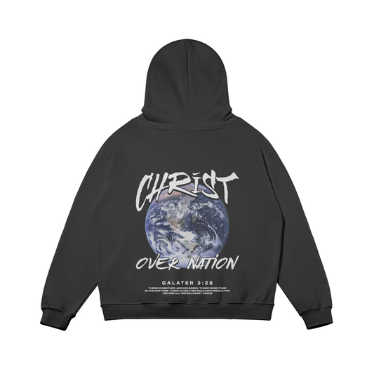 CHRIST OVER NATION - OVERSIZED HOODIE