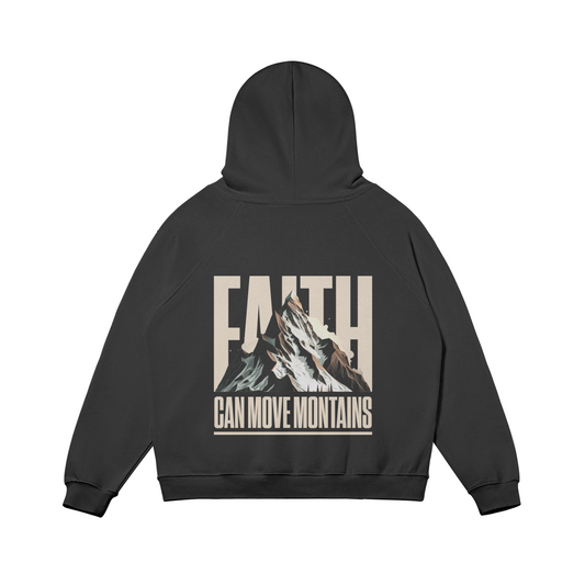 FAITH MOVE MOUNTAINS - OVERSIZED HOODIE