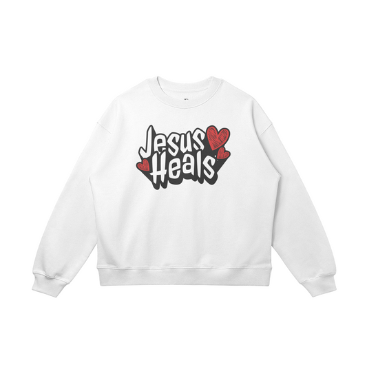 JESUS HEALS - OVERSIZED SWEATER