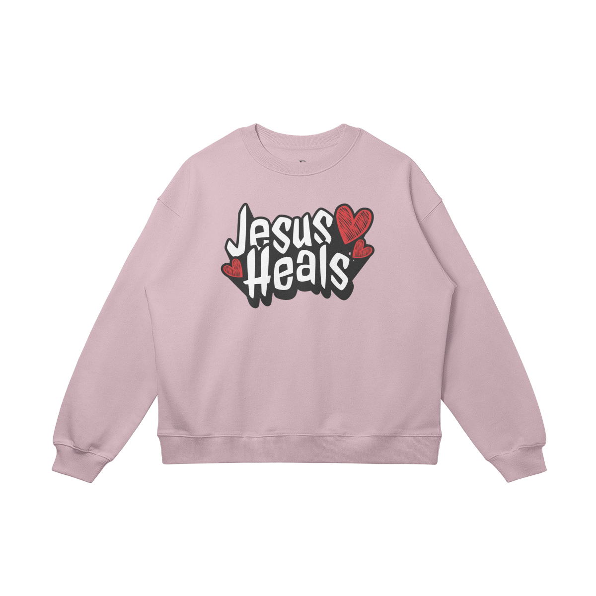 JESUS HEALS - OVERSIZED SWEATER