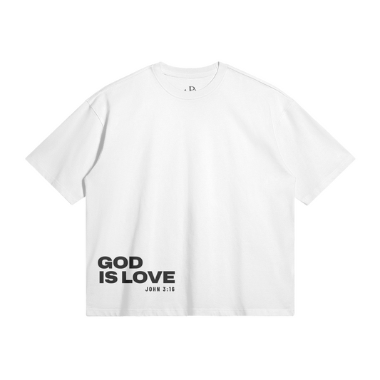 GOD IS LOVE - OVERSIZED TEE