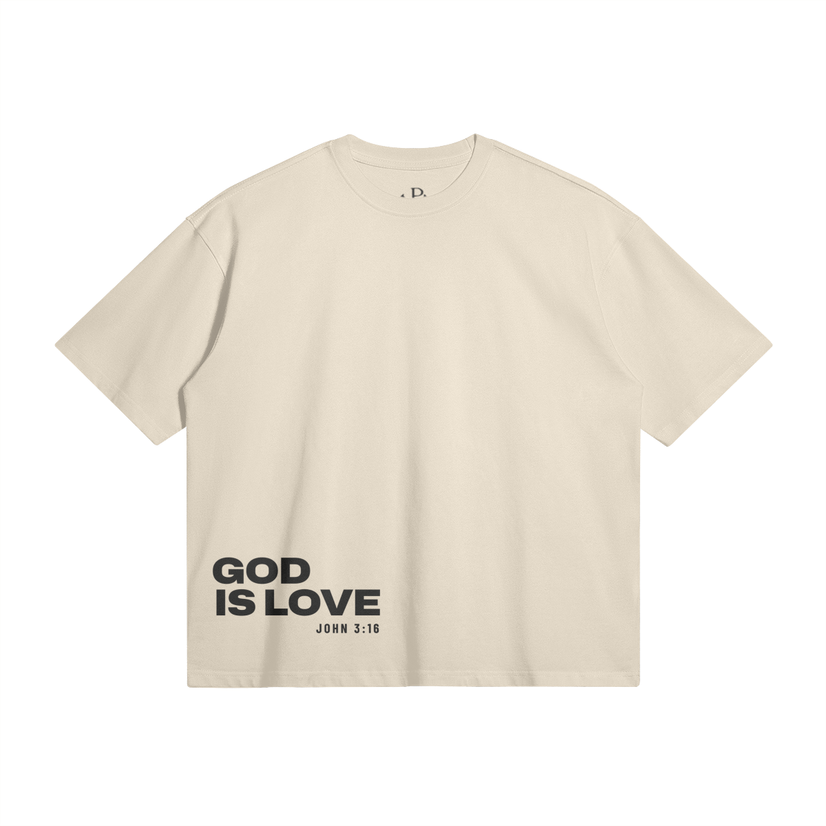 GOD IS LOVE - OVERSIZED TEE