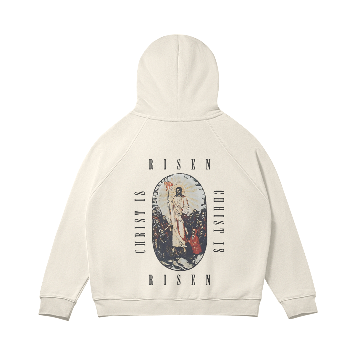 CHRIST IS RISEN - OVERSIZED ZIPPER