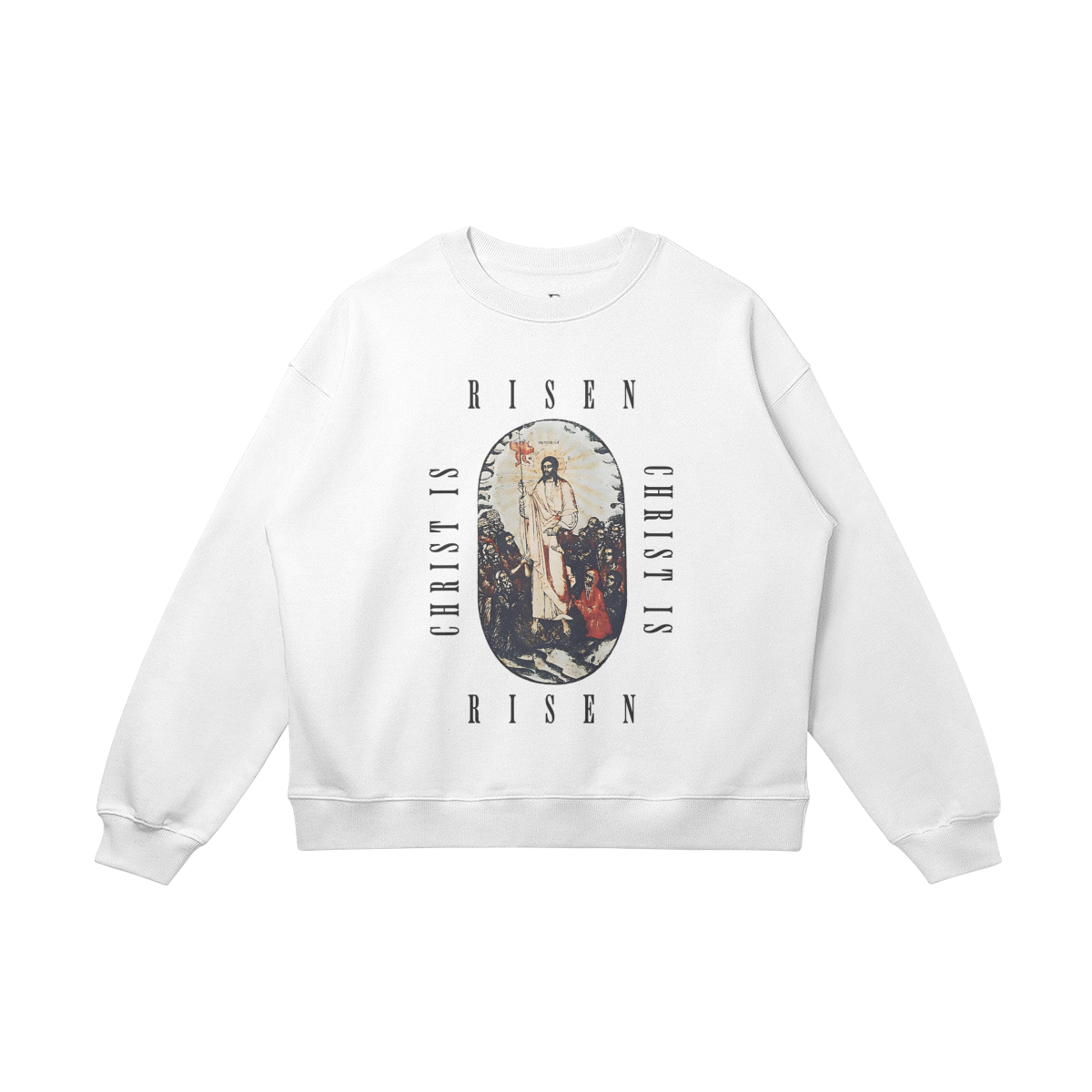 CHRIST IS RISEN - OVERSIZED SWEATER